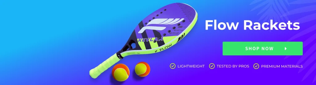 beach tennis racket flow 2